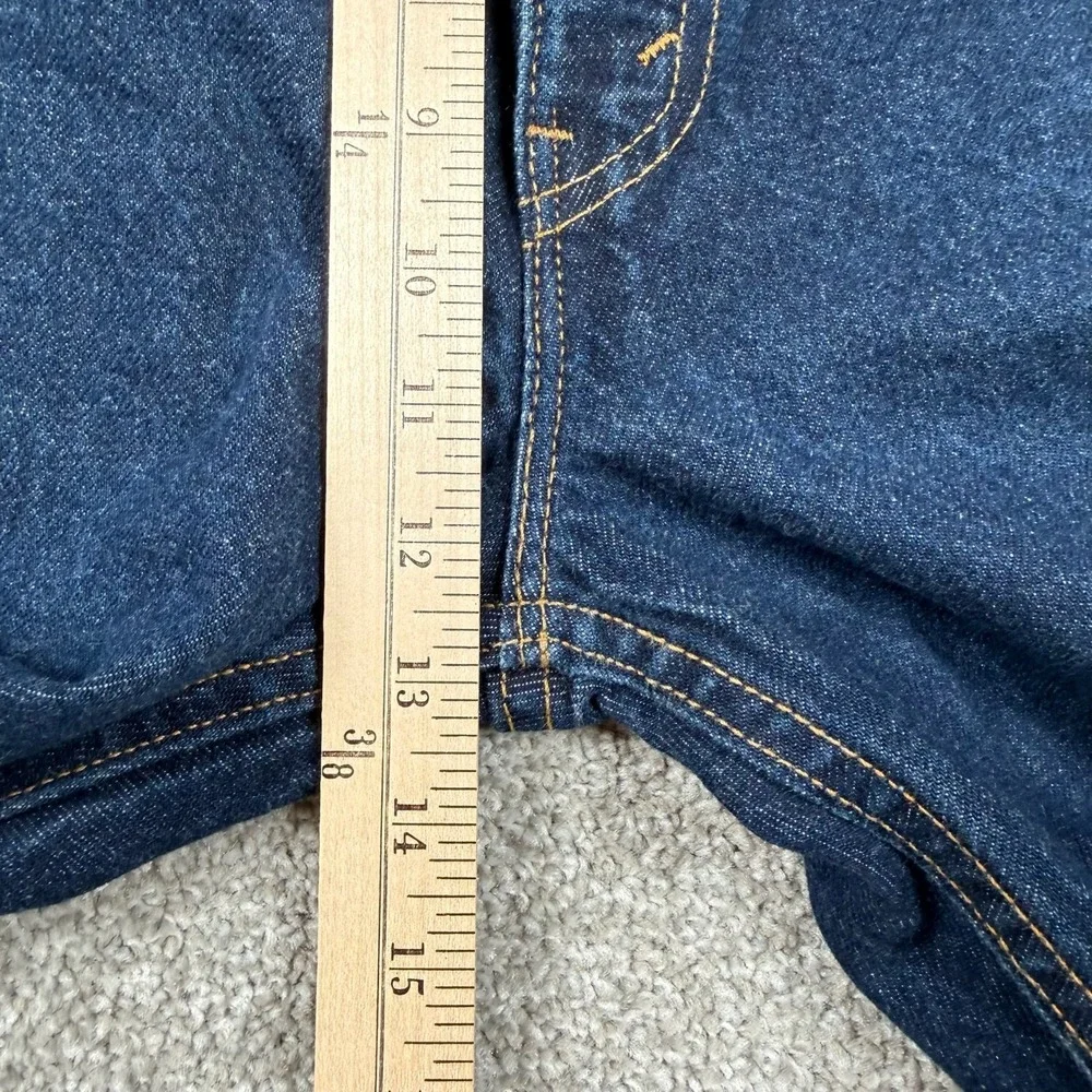 Vintage 2001 Levi's 505 Jeans 36x30 Made USA Y2K Dark Wash Denim